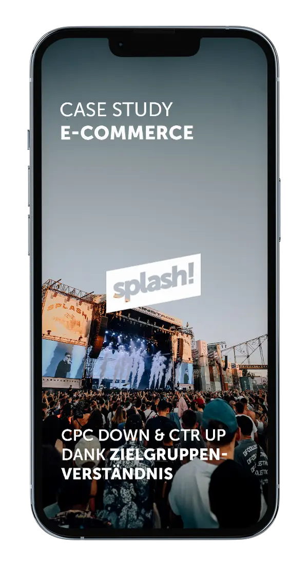 adsbe Case Study e-commerce für splash! Festival